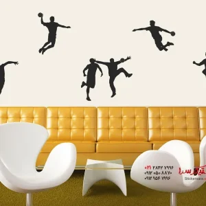 برچسب دیواری تیم هندبال