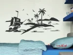 برچسب دیواری جزیره گنج