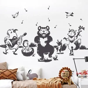 برچسب دیواری جشنواره حیوانات