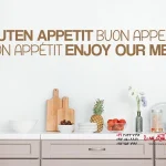 برچسب دیواری حاشیه Bon Appetit