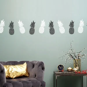 برچسب دیواری حاشیه آناناس