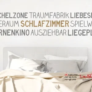 برچسب دیواری حاشیه اتاق خواب