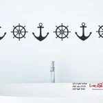 برچسب دیواری حاشیه دریایی