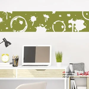 عکس برچسب دیواری حاشیه‌ای