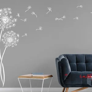 برچسب دیواری خلاقانه قاصدک