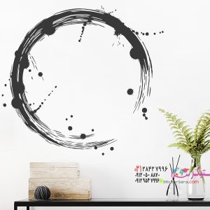 عکس برچسب دیواری دایره ذن