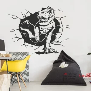 برچسب دیواری دایناسور تی رکس