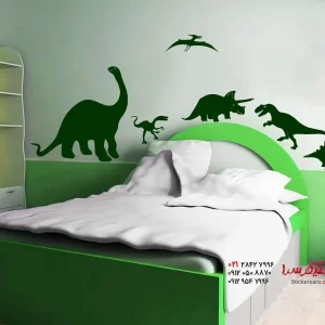 برچسب دیواری دایناسور