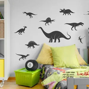 برچسب دیواری دایناسورهای باحال