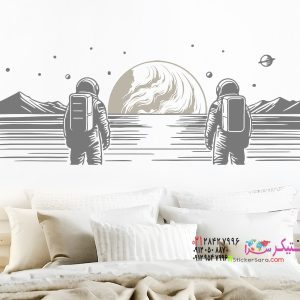 عکس برچسب دیواری در سیاره‌ای دوردست
