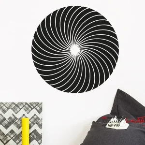 عکس برچسب دیواری در فوکوس