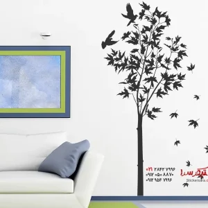 برچسب دیواری درخت افرا