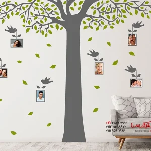 برچسب دیواری درخت برای عکس ها