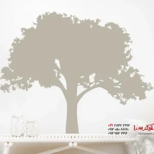 عکس برچسب دیواری درخت برگ ریز باشکوه