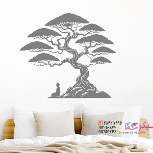 برچسب دیواری درخت بودا