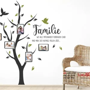 برچسب دیواری درخت خانوادگی قاب عکس
