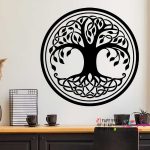 عکس برچسب دیواری درخت سلتیک