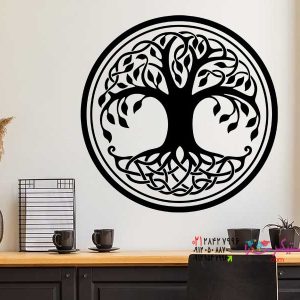 عکس برچسب دیواری درخت سلتیک