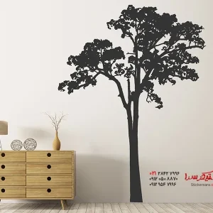 برچسب دیواری درخت شب
