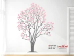 عکس برچسب دیواری درخت ماگنولیا