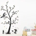 برچسب دیواری درخت موسیقی