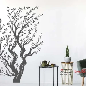 عکس برچسب دیواری درخت پیچ خورده
