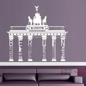 عکس برچسب دیواری دروازه براندنبورگ برلین