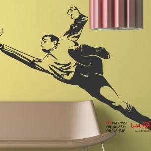 برچسب دیواری دروازه‌بان فوتبال