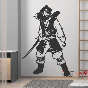 برچسب دیواری دزد دریایی