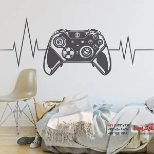 برچسب دیواری دسته بازی باحال