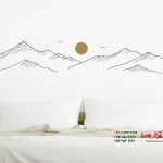 عکس برچسب دیواری دنیای کوهستان