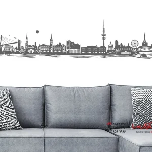 عکس برچسب دیواری دیدنی‌های هامبورگ