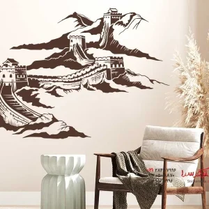 عکس برچسب دیواری دیوار بزرگ چین
