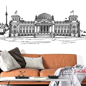 عکس برچسب دیواری رایشتاگ