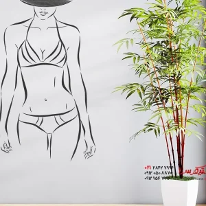 برچسب دیواری زیبایی ساحل