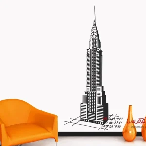 عکس برچسب دیواری ساختمان کرایسلر