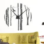 برچسب دیواری ساعت برای طبیعت
