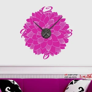 برچسب دیواری ساعت گل