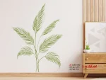 عکس برچسب دیواری سرخس خمیده