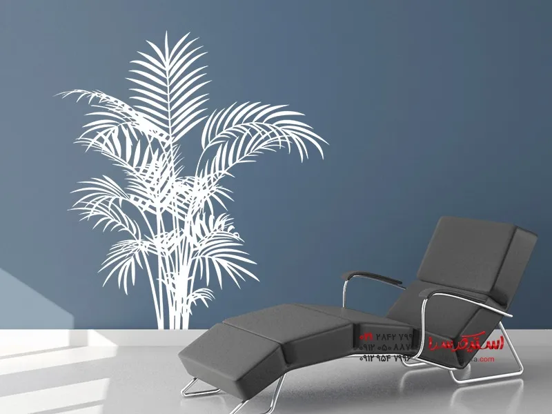 برچسب دیواری سرخس_عکس عکس برچسب دیواری سرخس