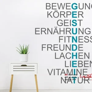 برچسب دیواری سلامت