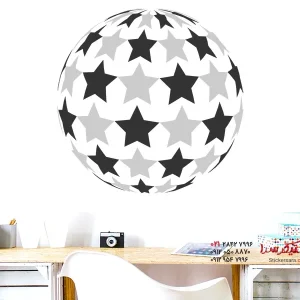 برچسب دیواری سه بعدی طرح ستاره گوی