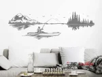 عکس برچسب دیواری سکوت کنار دریاچه