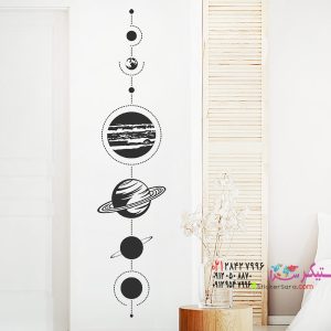 عکس برچسب دیواری سیستم سیاره‌ای