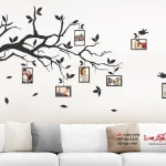 برچسب دیواری شاخه با عکس