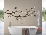 برچسب دیواری شاخه تزئینی رنگارنگ - Image 2