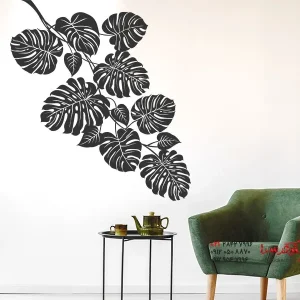 برچسب دیواری طرح برگ انگور گرمسیری