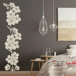 عکس برچسب دیواری طرح درخت انگور