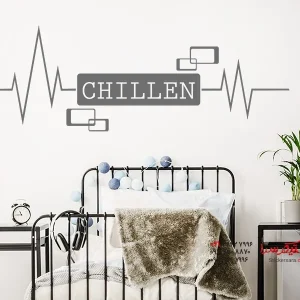 برچسب دیواری طرح سرد و خنک