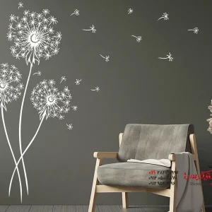 عکس برچسب دیواری طرح قاصدک